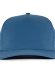 Atlantic blue signature laser mesh 5 panel hat waterproof cap Six Hats Supply