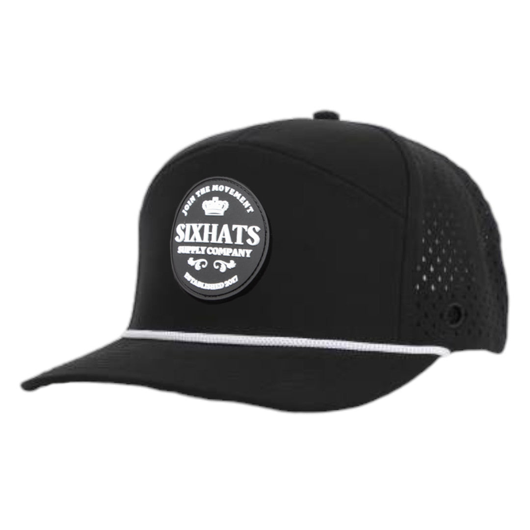 Black Crown Tradesman Waterproof Hat