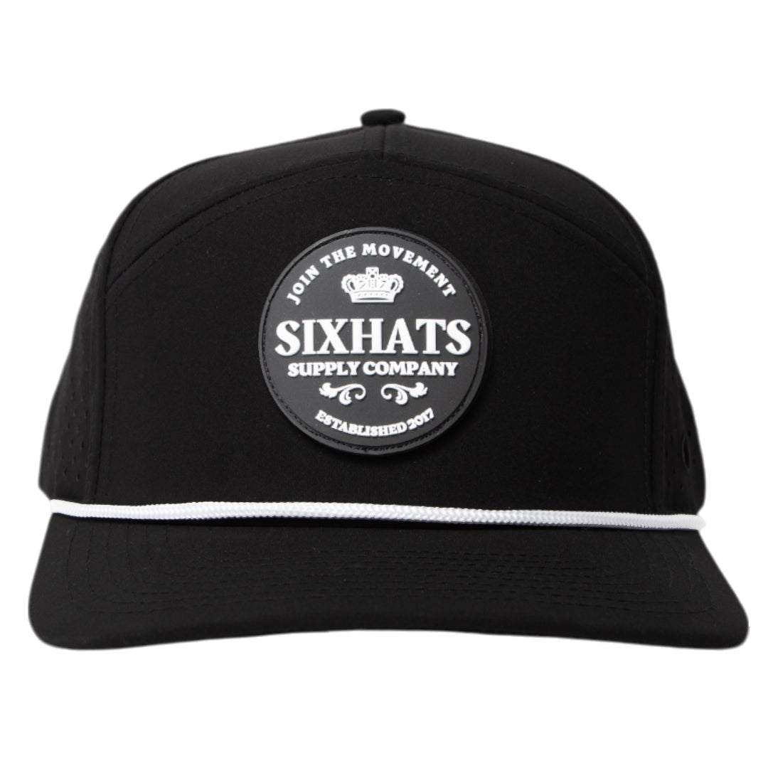 Black Crown Tradesman Waterproof Hat