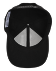 Stealth Black Low Pro Waterproof Hat (Full Material Back)