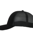 Stealth Black Mesh Low Pro Waterproof Hat