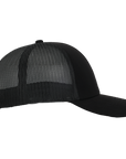 Stealth Black Mesh Low Pro Waterproof Hat