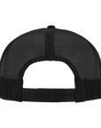 Stealth Black Mesh Tradesman Waterproof Hat