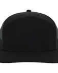 Stealth Black Mesh Tradesman Waterproof Hat