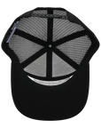 Stealth Black Mesh Tradesman Waterproof Hat