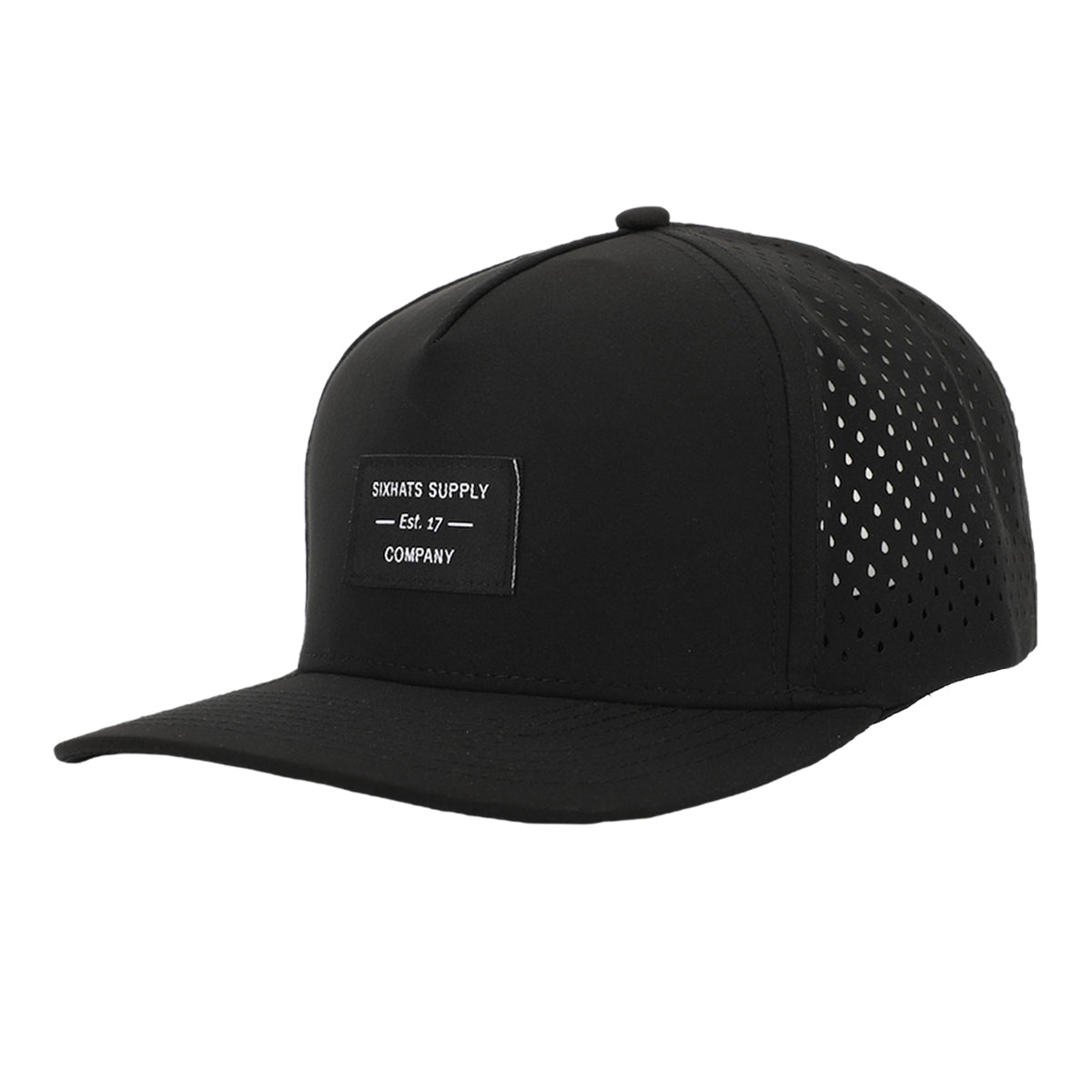 Black OG Signature Waterproof Hat – sixhatssupply