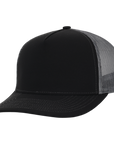 Stealth Black & Charcoal Mesh Signature Waterproof Hat