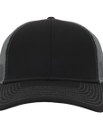 Stealth Black & Charcoal Mesh Low Pro Waterproof Hat