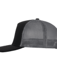 Black & Charcoal Raccoon Mesh Signature Waterproof Hat