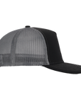 Black & Charcoal Mesh Mushroom Signature Waterproof Hat