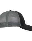 Stealth Black & Charcoal Mesh Low Pro Waterproof Hat