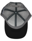 Stealth Black & Charcoal Mesh Low Pro Waterproof Hat