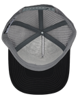 Stealth Black & Charcoal Mesh Signature Waterproof Hat