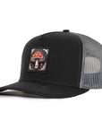 Black & Charcoal Mesh Mushroom Signature Waterproof Hat