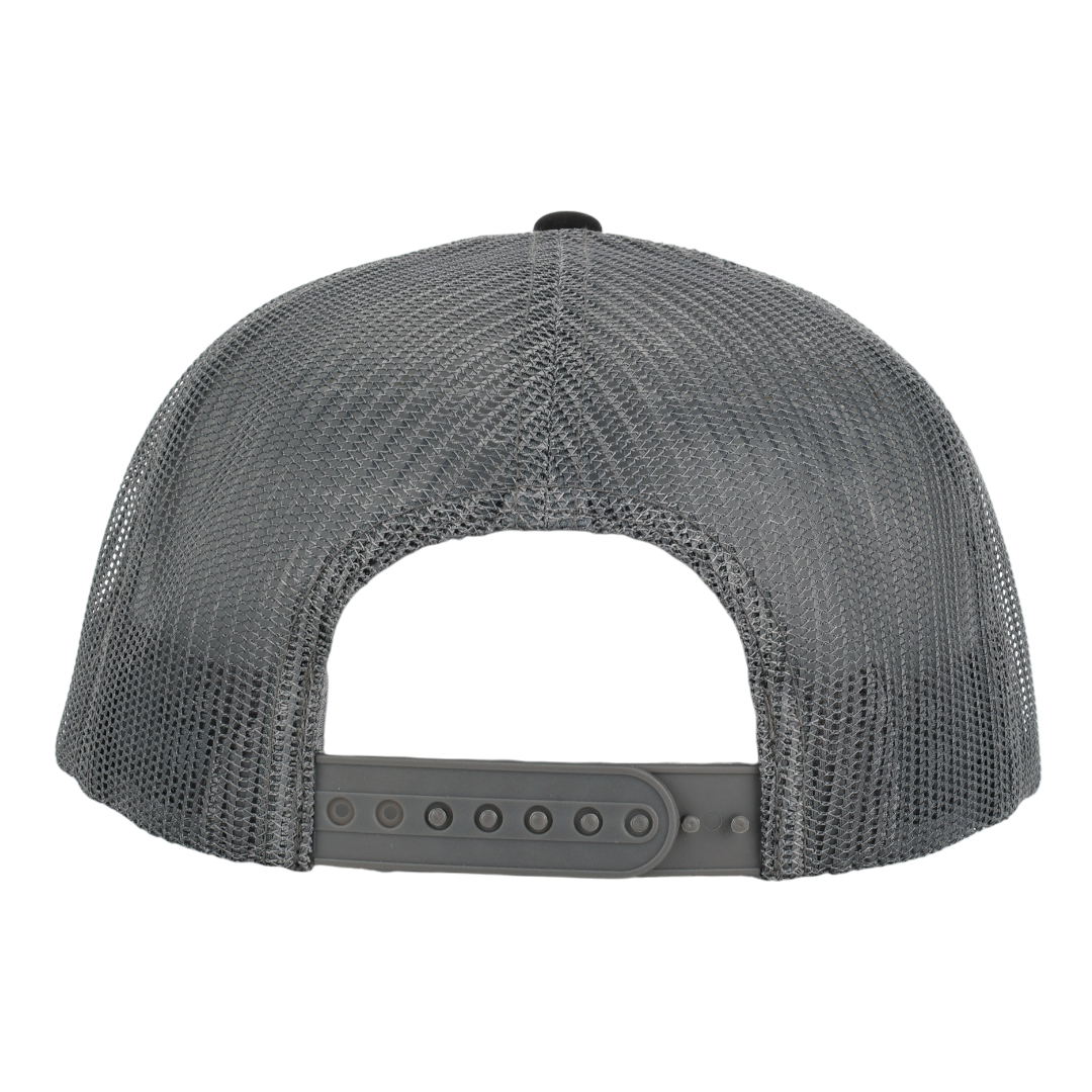 Black & Charcoal Mesh Hex Tradesman Waterproof Hat