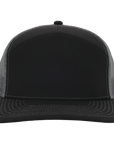 Stealth Black & Charcoal Mesh Tradesman Waterproof Hat