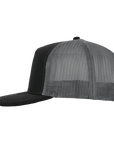 Black & Charcoal Raccoon Mesh Tradesman Waterproof Hat