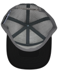 Stealth Black & Charcoal Mesh Tradesman Waterproof Hat