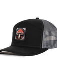 Black & Charcoal Mesh Mushroom Tradesman Waterproof Hat