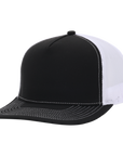 Stealth Black & White Mesh Signature Waterproof Hat