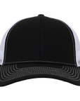 Stealth Black & White Mesh Low Pro Waterproof Hat