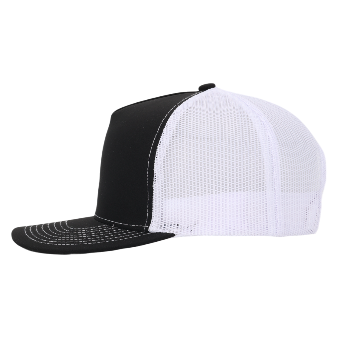 Black & White Mesh Horizon Signature Waterproof Hat