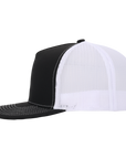 Black & White Mesh Horizon Signature Waterproof Hat