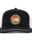 Black & White Mesh Horizon Signature Waterproof Hat