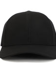 Stealth Black Low Pro Waterproof Hat (Full Material Back)