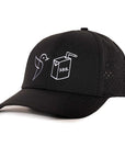 Black Birdy Juice Low Pro Waterproof Hat