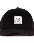 The Links Black Low Pro Waterproof Hat