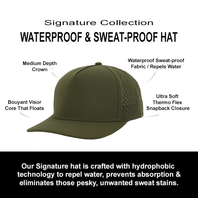 Stealth Forest Green Signature Waterproof Hat