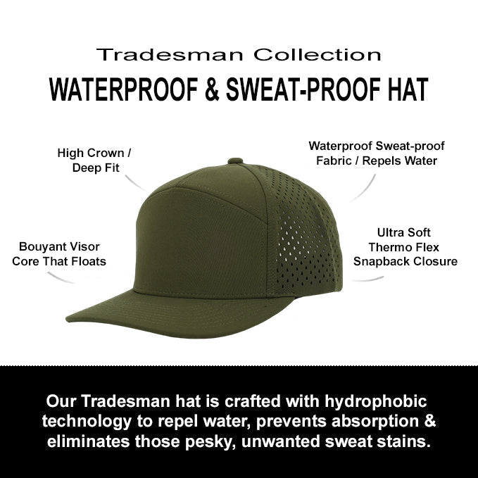 Forest Green Beaver Tradesman Waterproof Hat