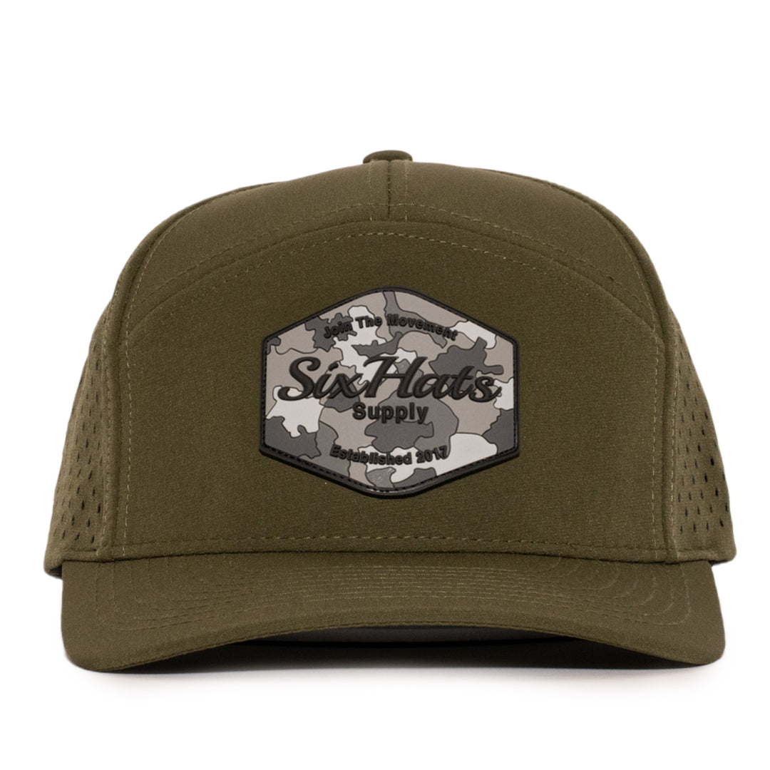 Forest Green Hex Tradesman Waterproof Hat