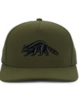Forest Green Raccoon Signature Waterproof Hat