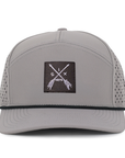Grey_Arrow_Tradesman_front_view_waterproof_sweatproof_six_hats_supply_