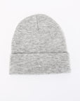 Heather Grey Folding Beanie