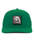 Kelly Green signature Beaver fabric patch waterproof and sweat proof front view SixHats supply