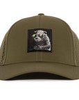 Forest Green Beaver Low Pro Waterproof Hat