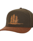 Olive Tree Tradesman Tee Holder Hat W/ Magnetic Ball Marker