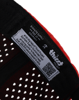 Stealth Red & Black Low Pro Waterproof Hat