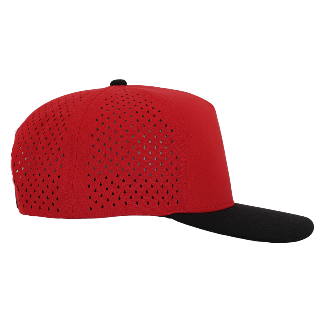 Stealth Red & Black Signature Waterproof Hat