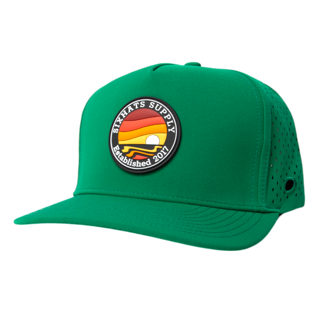 Kelly Green Horizon Signature Waterproof Hat