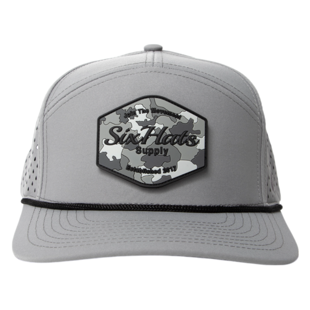Grey Hex Tradesman Waterproof Hat