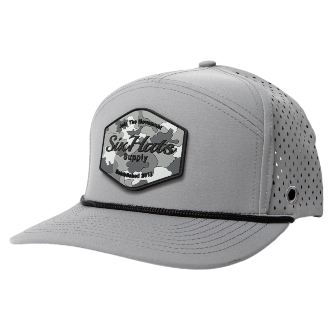 Grey Hex Tradesman Waterproof Hat
