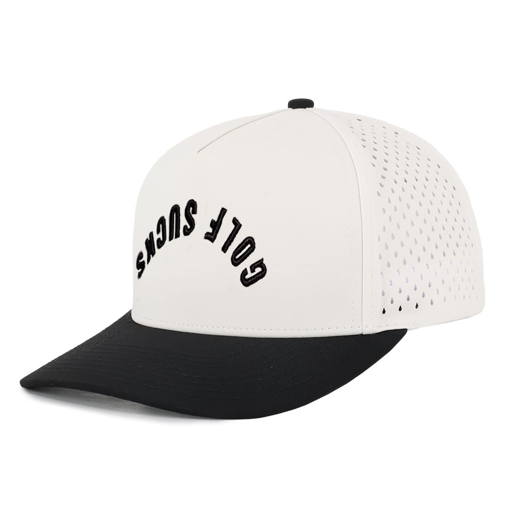 Golfickers キャップ ブラック　golfman sucks Tan & Black Golf Sucks Signature Waterproof Hat – sixhatssupply