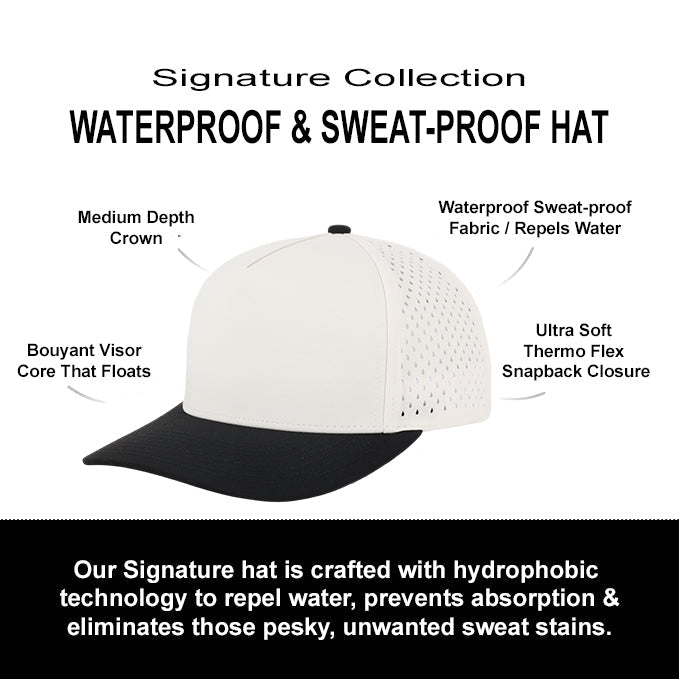 Tan & Black Horizon Signature Waterproof Hat