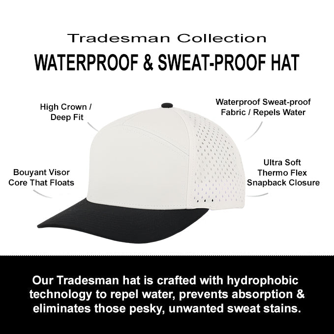Tan & Black Horizon Tradesman Waterproof Hat