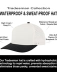 Tan & Black Horizon Tradesman Waterproof Hat
