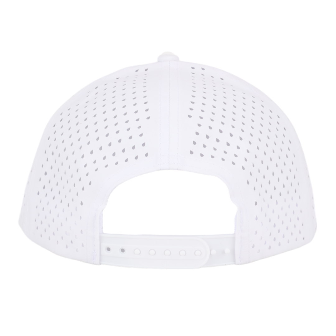 Stealth White Low Pro Waterproof Hat